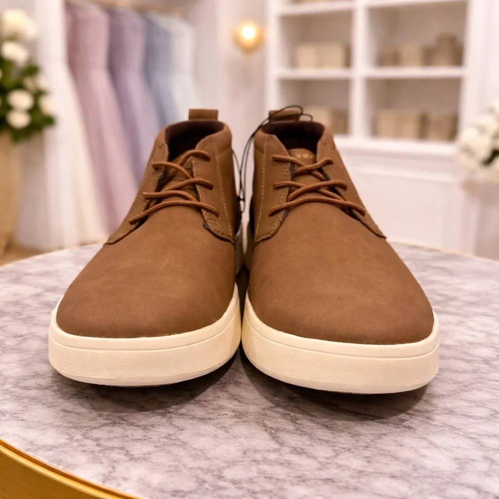 IZOD Palmer Brown Chukka Sneakers Men’s 11 Casual Minimal Lace Up Shoes NIB